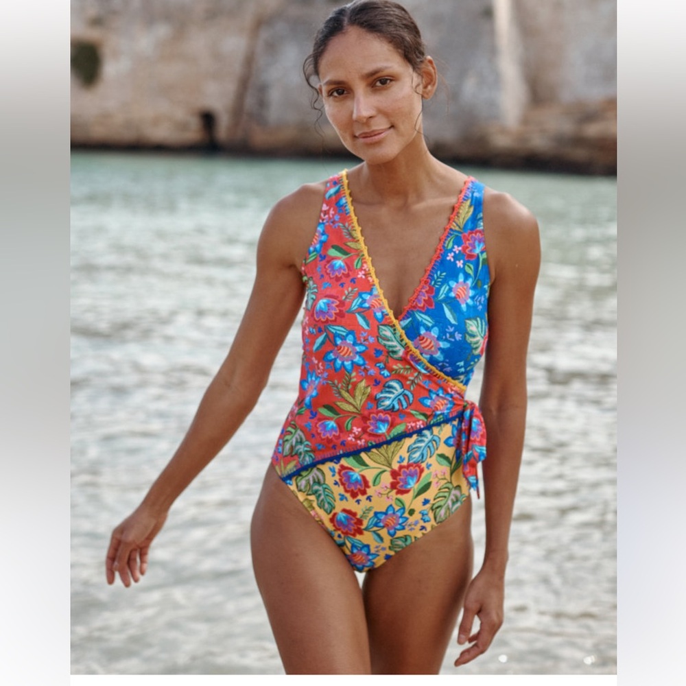 NWT Johnny Was Rumba Wrap Swimsuit
